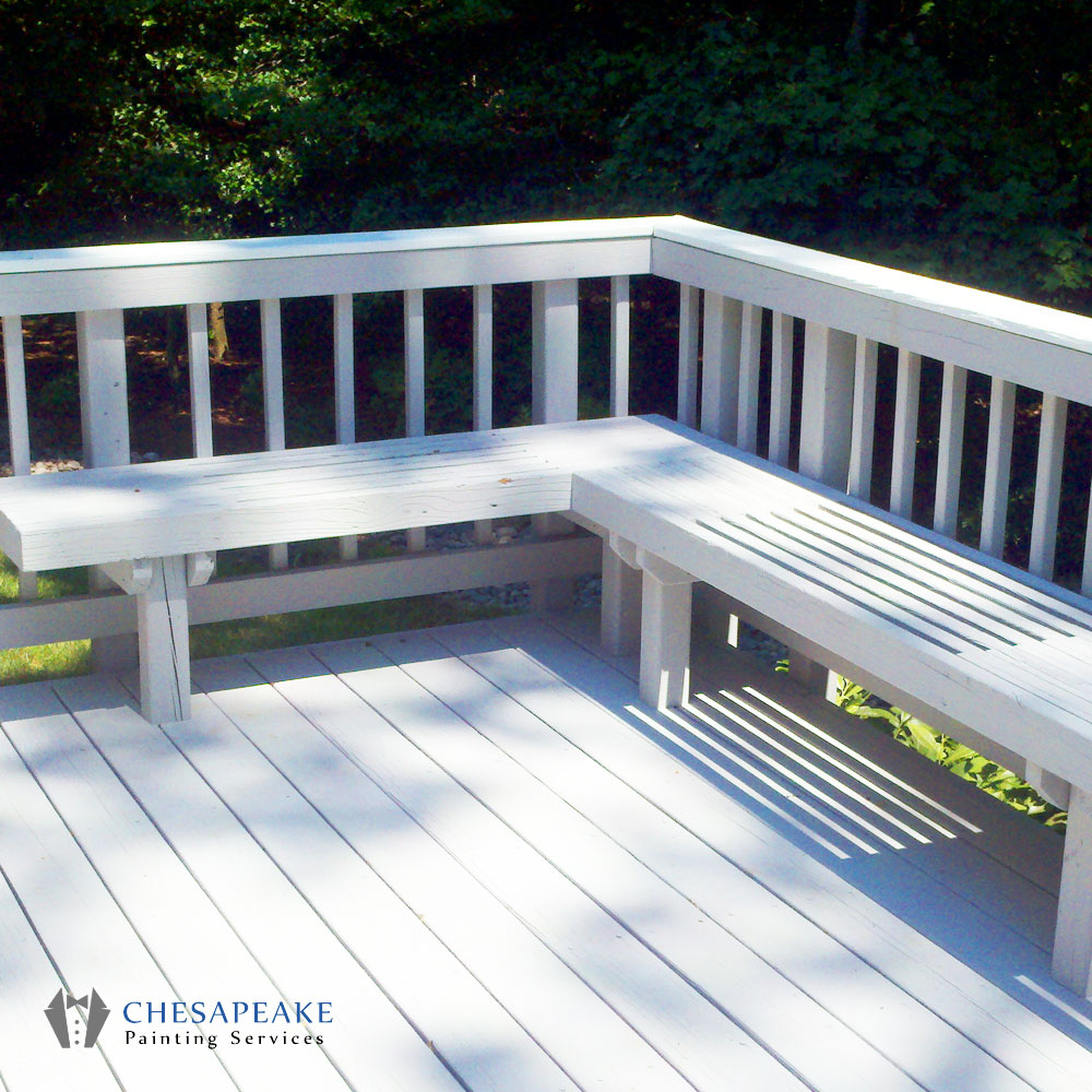 White deck paint deals