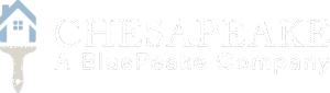 Chesapeake white logo new Premium painting and home renovation services for residential and commercial properties in Annapolis by Chesapeake, a BluePeake company.