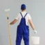 Professional painting company team working on an Annapolis home